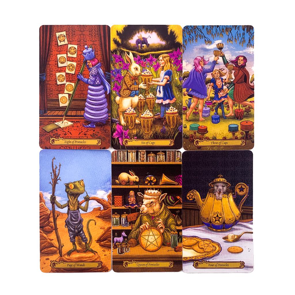 Tarot w Krainie Czarów Karta Wyroczni Rozrywka Impreza Gra Planszowa Karty Tarota