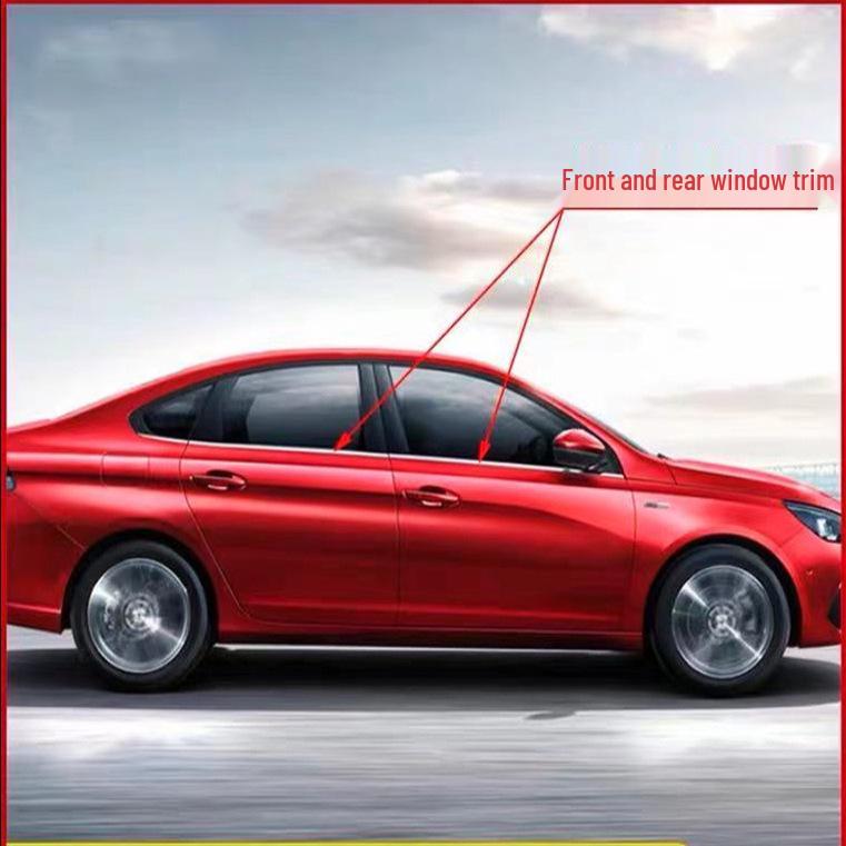 

Peugeot 301/Citroën Elysee 14-16 Уплотнительная полоса стекла двери и водоотражатель Black