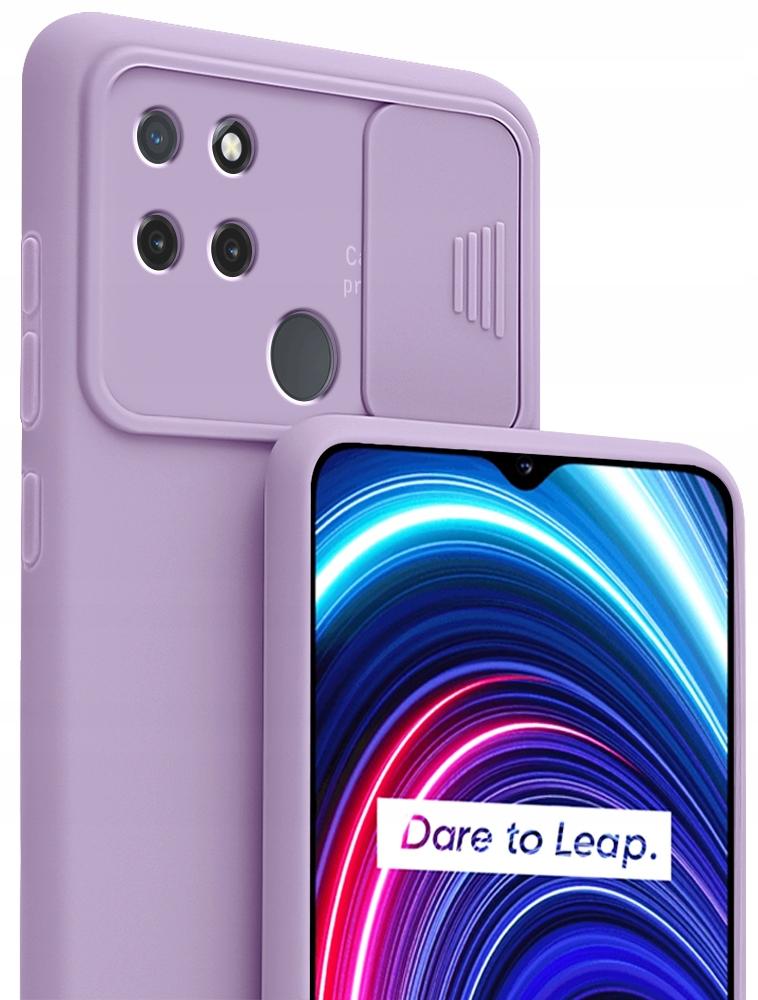 CamShield CASE for Realme C21/ C21Y /C25Y PURPLE+ 9H Glass