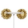 CHANEL Rice motif Earring vintage Plated Gold 50g Women Used