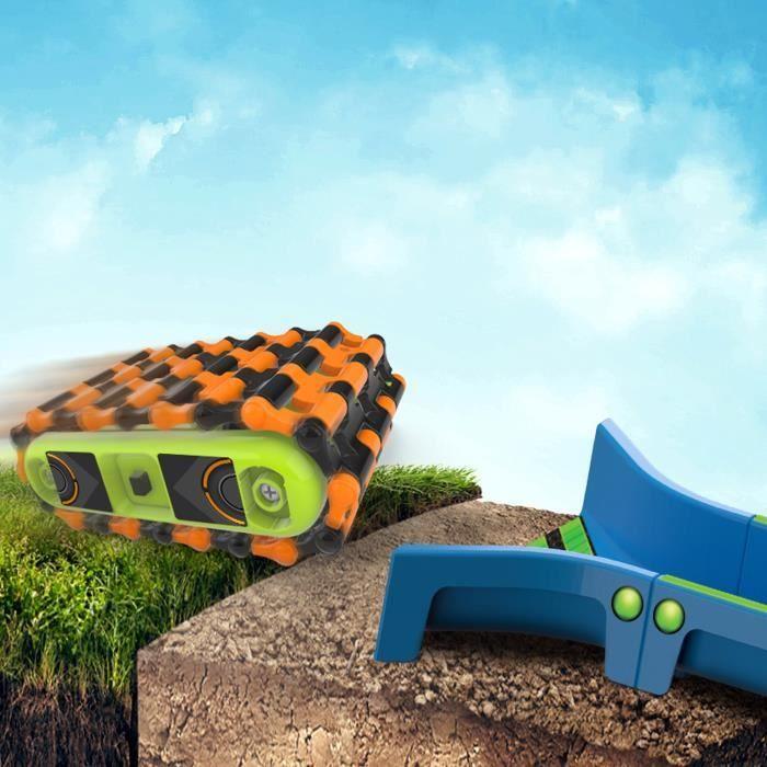 Circuit Power Treads - SPLASH TOYS - Coffret Défi Gravité Pack + de 50 pcs - Bleu - Pour Enfant de 5 ans et plus