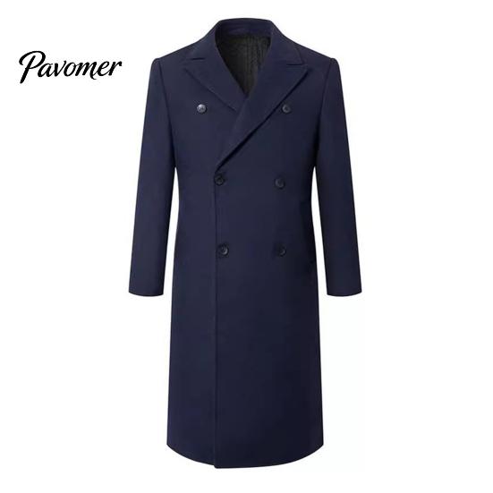 Thickened Woolen Coat Men Windbreaker Suit