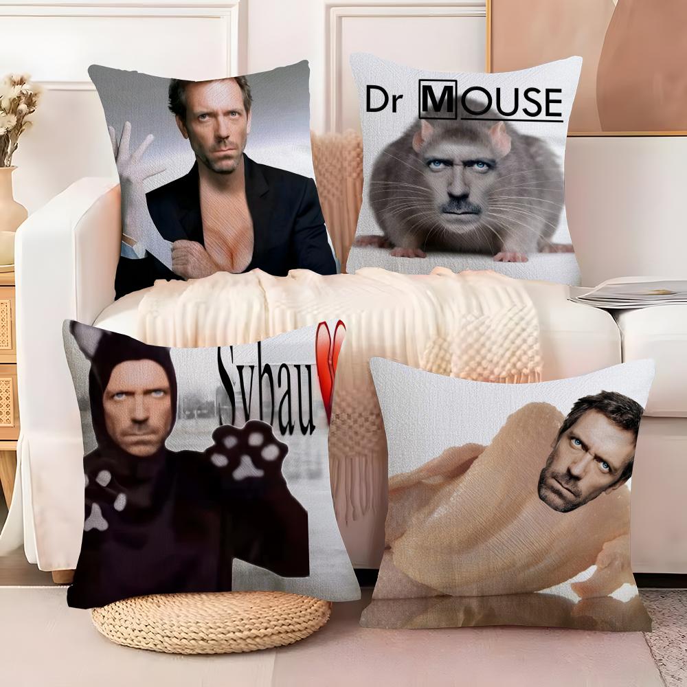 Funny house rat meme Pillow Case linen pillow case sofa home decor cushion cover cushion cove