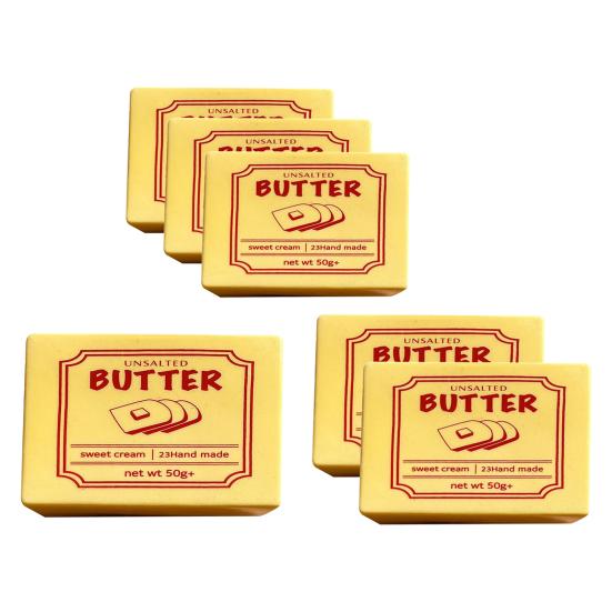 Butter Bread Stress Relief Toy Slow Rising Soft Squeeze Ball Realistic Butter Stick Slow Rebound Sensory Toy for Anxiety Relief And Relaxation Gift