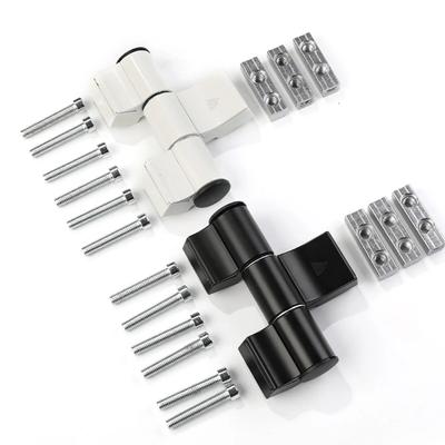 1pcs Three-section 45 Door Hinge Broken Bridge Aluminum Load Capacity 130 Kg Hinged Doors  Kitchen Bedroom Bathroom Rugged Smart