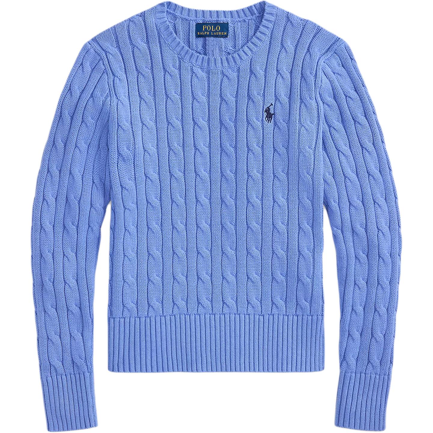 

Polo Ralph Lauren Ribbed Cable Knit Cotton Pullover Long Sleeve Pony Embroidery Kids sweaters 313901316-019 XL