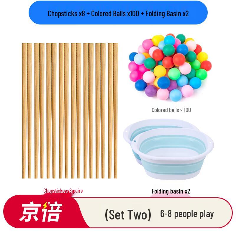 Chopstick Catch Ball Relay Game Set
