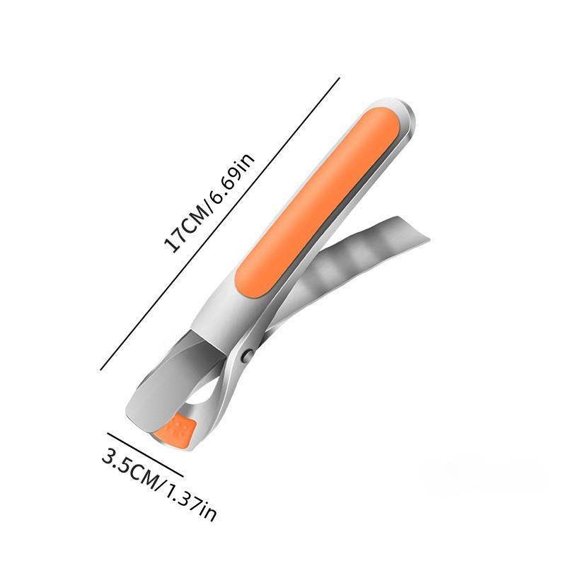 Schüssel Teller Greifer Clips Edelstahl Anti-Verbrühungen Zange Klemme Hitzebeständige Silikon Kochen Prise Küche Zubehör