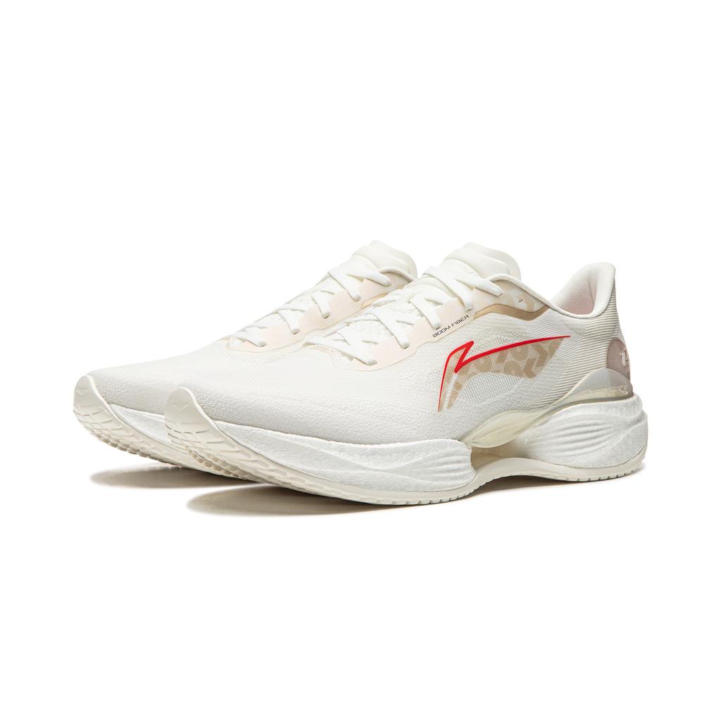 Li-Ning Ultra Leve 23 Esportes Confortável Absorção de Choque Resistente ao Desgaste Baixo Casual Tênis de Corrida Masculino Off-White ARBW017-14