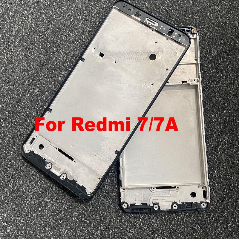 Neu Für Xiaomi Redmi 7A 7 Mittelrahmen Frontblende Gehäuse Rückseite Mittelplatte Modelle LCD Halterung