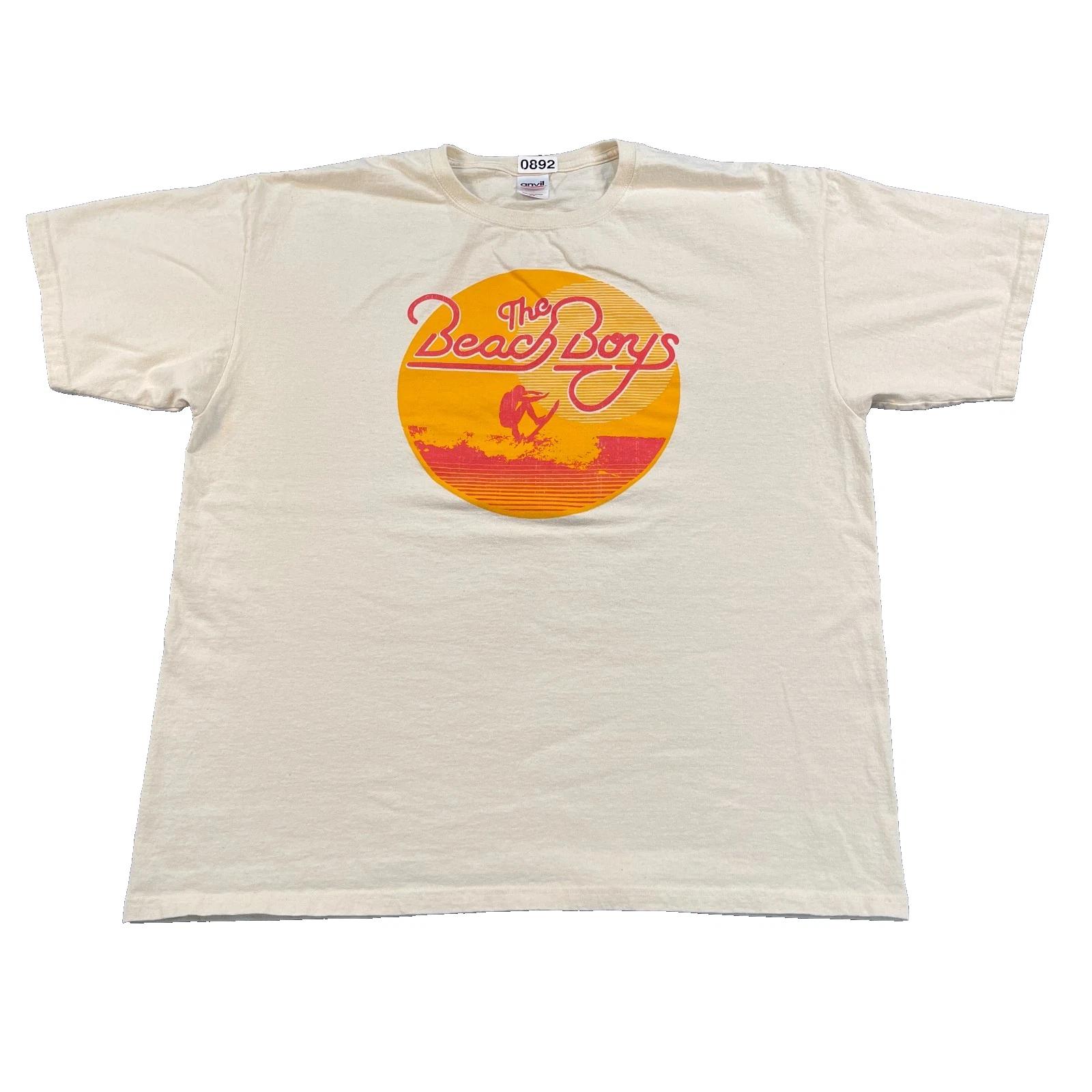 Vintage Y2K The Beach Boys Concert Tour Shirt 2XL 25x29 Rock Band L