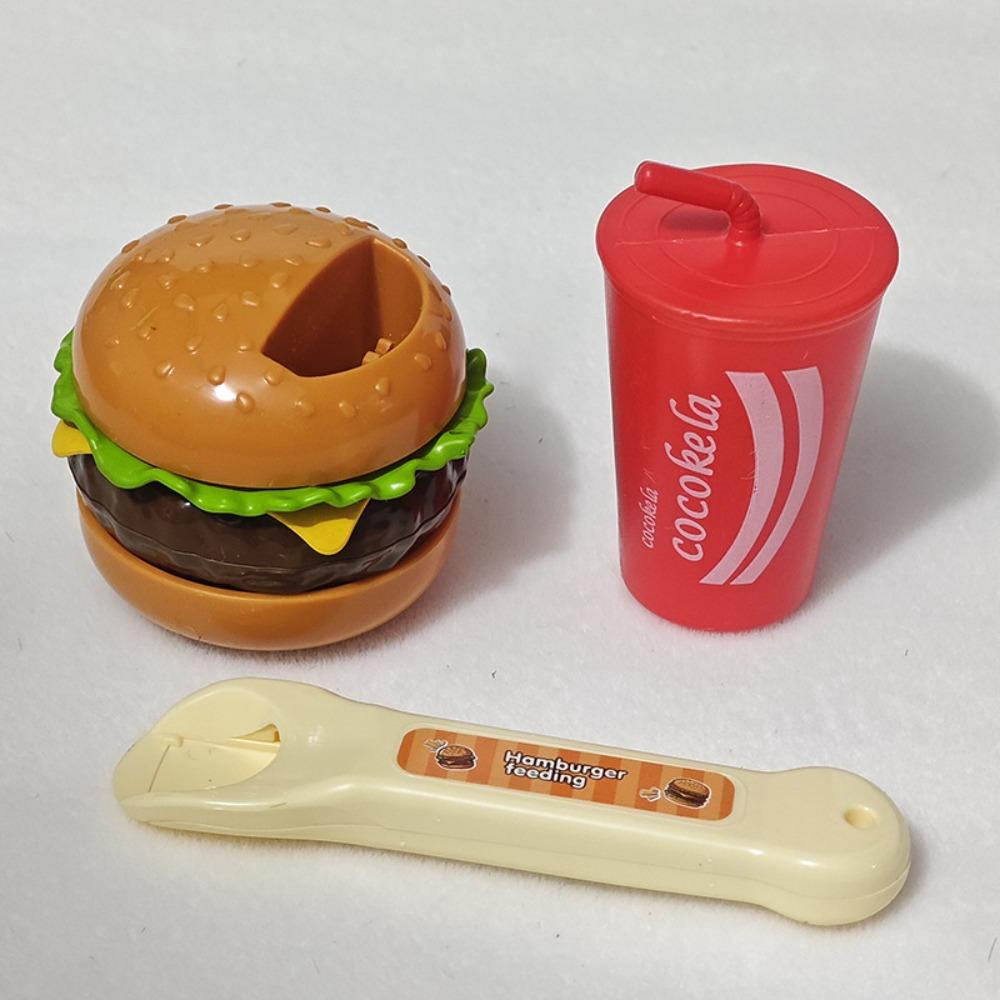 Simulation Food Japanese Early Education Toy Simulation Hamburger Pudding Toy  Early Education