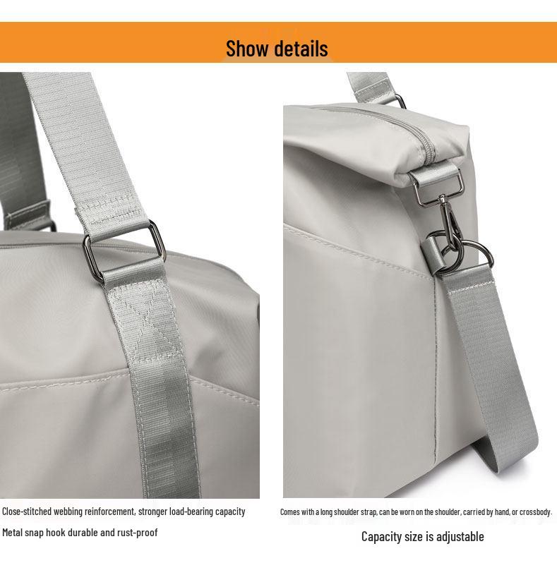 Women's Large Capacity Fitness & Yoga Travel Bag with Wet/Dry Separation