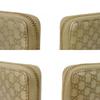 Used Guccissima Ribbon Zip-Around Wallet (9539) 388680 7940 Zip Around Micro GG Ribbon Champagne Gold Women's from