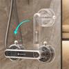 Anti-slip Handrail with Suction Cup No Drilling Shower Door Handle Offers Safe Grip Plastic Mobile Portable Furniture Handles