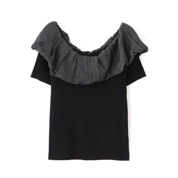 Beauty Sweater Arrives Balloon Sheer Knit Sweater for Gray Lavender [Natural Basics] [Pre-order Mid-to-late May] Décolleté Women,