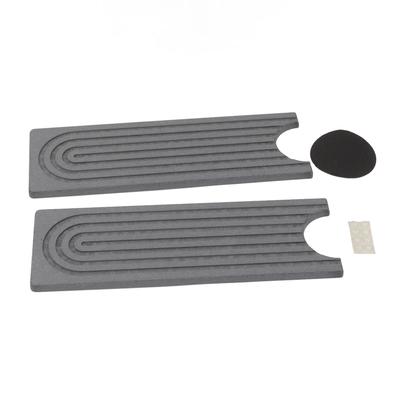 Faucet Absorbent Mat Fast Drying Modern Diatomite Sink Draining Pad for Kitchen Bathroom RV Dark Gray