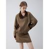 ELLE Women's Oversized Patchwork Short Jacket