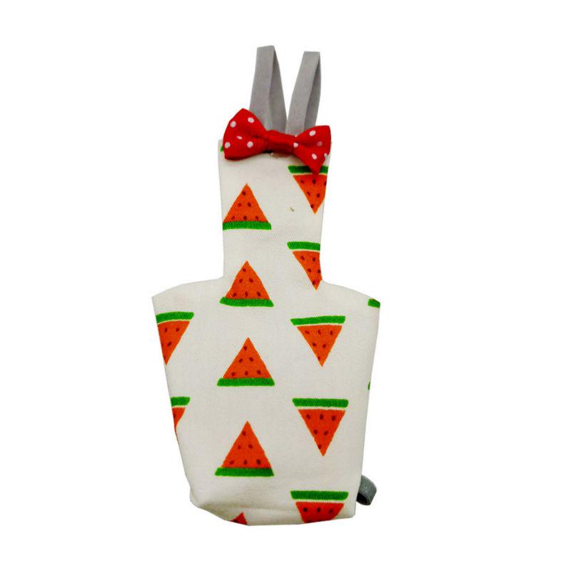 Papegaaienluier met strikje Leuke kleurrijke fruitbloemige valkparkiet Duiven Klein Middelgroot Groot Huisdier Vogels Vluchtpak Kleding