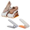 Plastic Shoe Rack Creative Double Layer Adjustable Shoe Organizer Space Saving Integrated Shoe Holder Warderobe