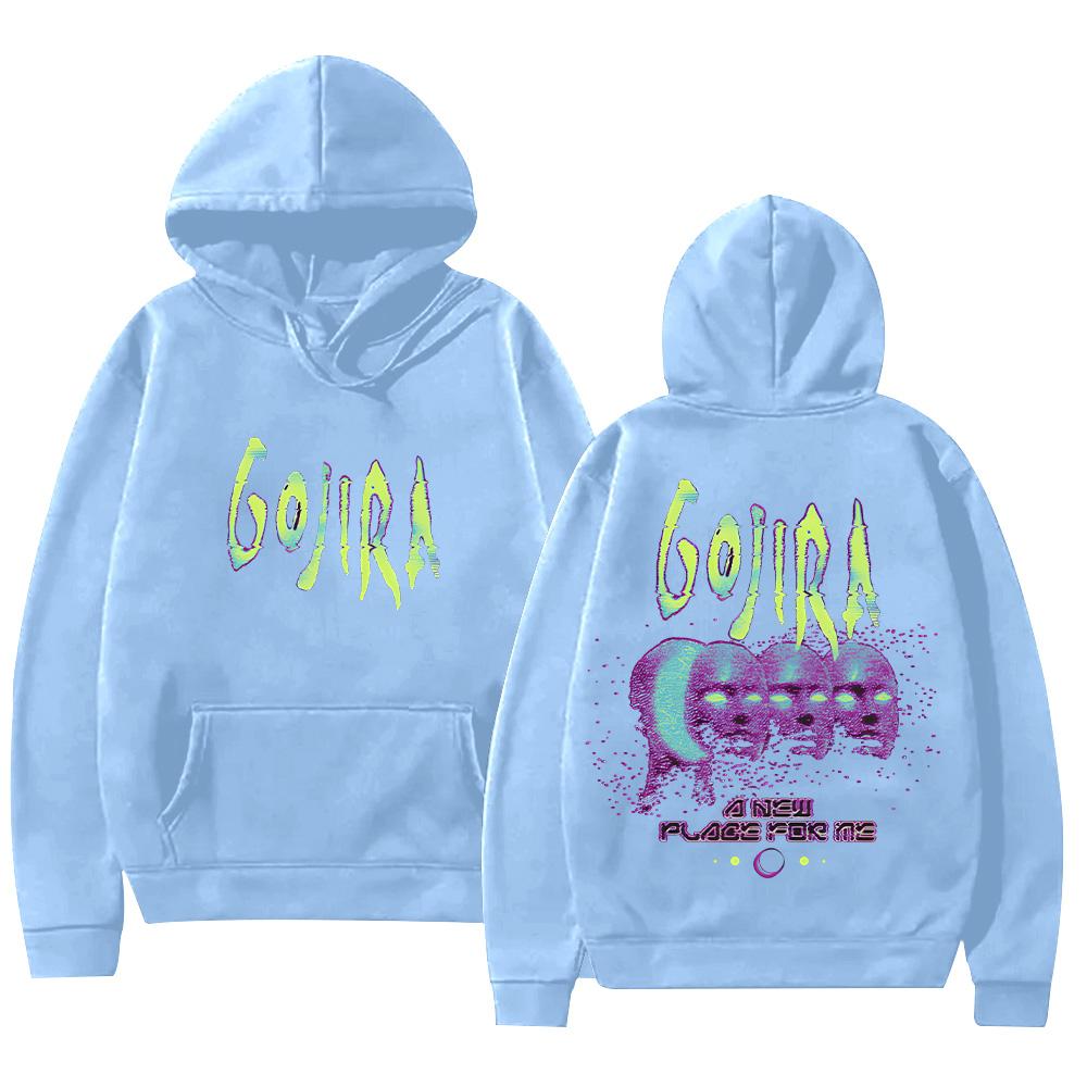 Sweat à capuche Another World Groupe de Metal Gojira Magma Music Sweat à capuche Unisexe Hommes Femmes Nouveau Décontracté Streetwear Pull Sweatshirt High Street