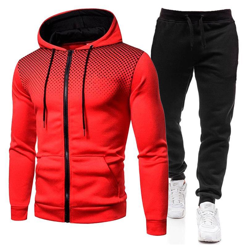 Unisex 3D Digital Print Fleece Hoodie & Sweatpants Set 2023