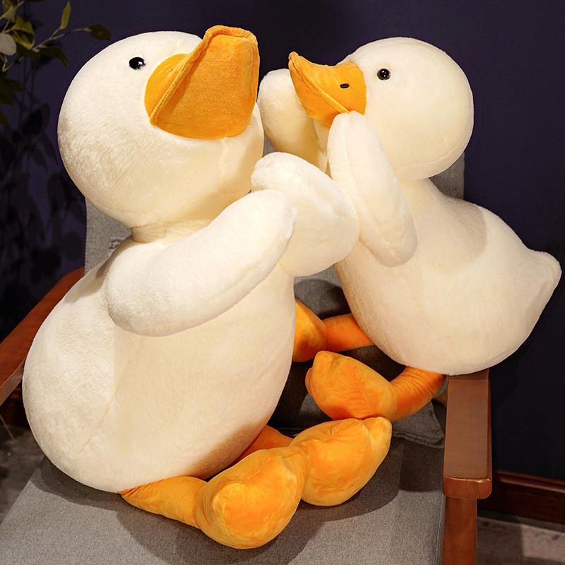 Plush Duck Lying Toy Cartoon Animal Stuffed Doll Decoration Kids Birthday Gift