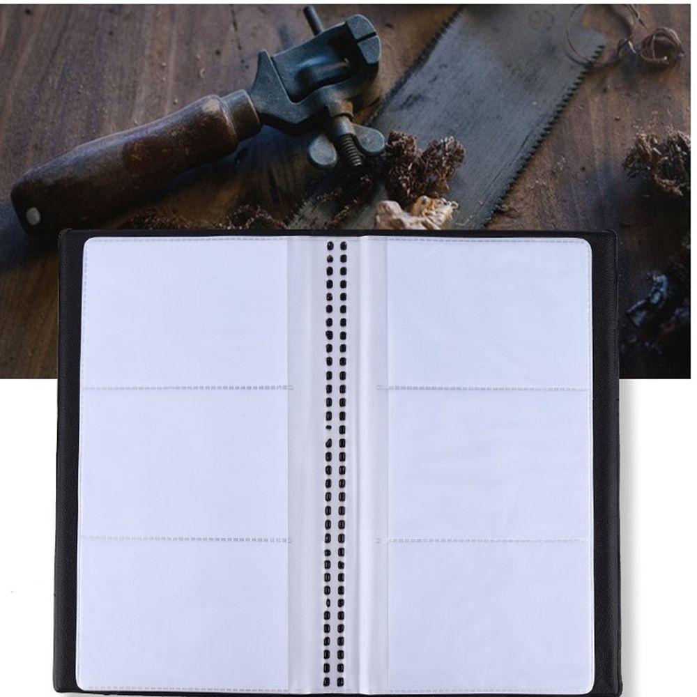 Cards ID Card Large Capacity Business Cards Organizer Leather Card Bits Card Holder Storage Bag