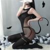 Sexy underwear Sexy open-file one-piece stockings Sexy temptation Full body large-size stockings Sexy free hand-torn one-piece