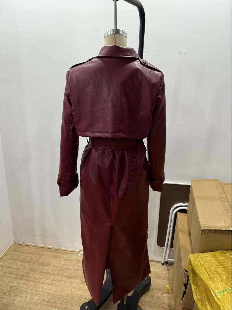 Retro Leather Jacket for Women - European & American Street Style Autumn/Winter Collection
