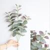 1 Bunch 3 Forks Eucalyptus Leaves Artificial Plants Vases for Home Decor Wedding Brooch Decorative Flowers Scrapbooking Leaf