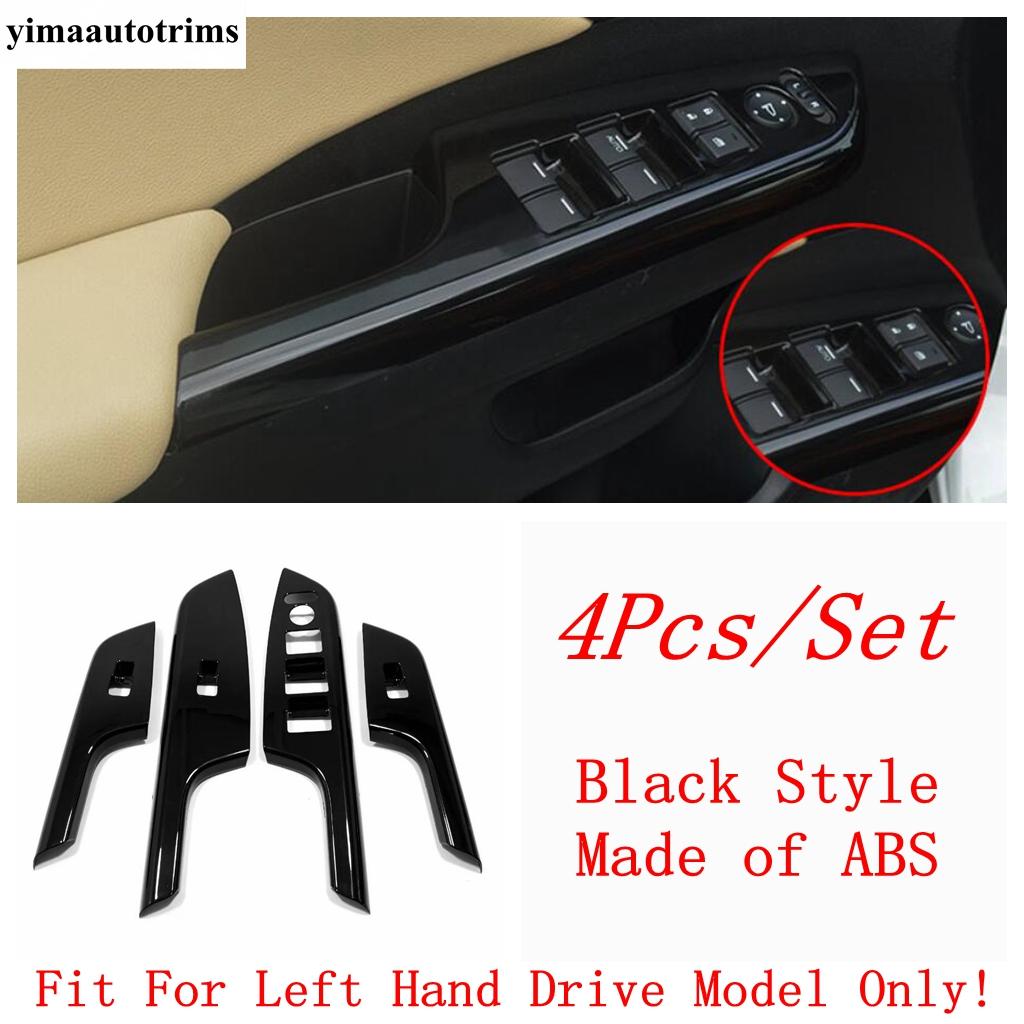 Auto Armlehne Tür Fenster Glas Heber Schalter Panel Abdeckung Zierleiste Für Honda CRV CR-V 2012 2013 2014 2015 2016 Kohlefaser Zubehör