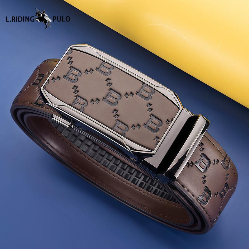 Premium High Quality Men's Belt Automatic Buckle Business Casual Belt