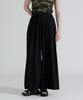 AVIREX DESIGN BELT TUCK DETAIL PANTS, Long Bottoms, Easy Waist, Casual, Loose Fit, Women's, One Size, 010 black, 783-6110601