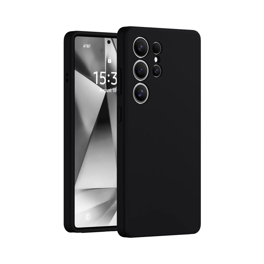 Compatible with Samsung S25 Ultra Phone Case, Genuine Liquid Silicone S25 Plus Full Coverage Shockproof Ultra-thin S25 Protective Case