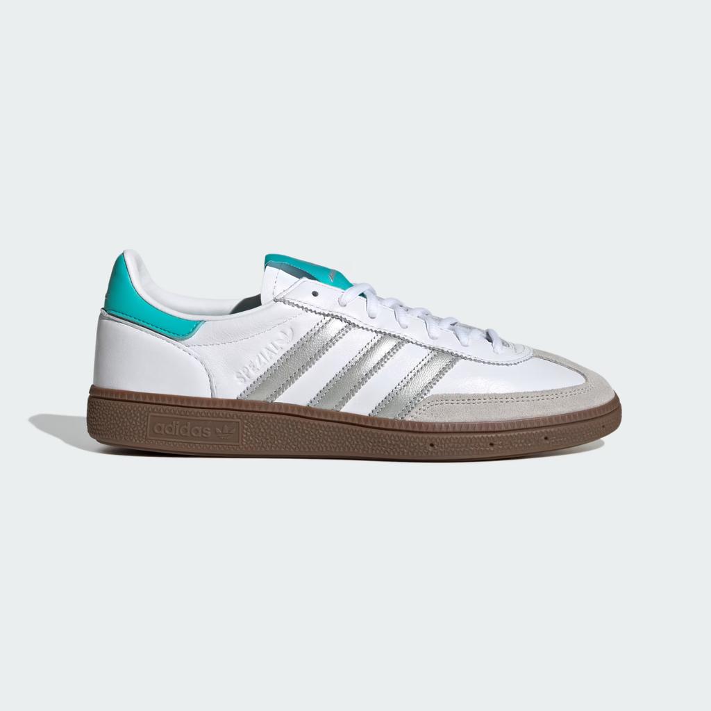 KJ1178 Mercedes AMG adidas Handball Spezial Cloud White Silver Metallic (Men's)