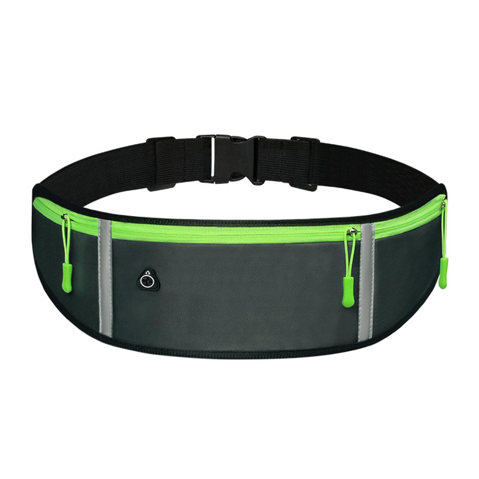 

Outdoor Sports Waist Bag for Phones with Reflective Strips Soft Touch Polyester Fanny Pack for Men Women Running Hiking