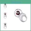 Stray Colorful Kids Lightup Support Ring Stylish Plastic Resin Hand Accessory Fans For