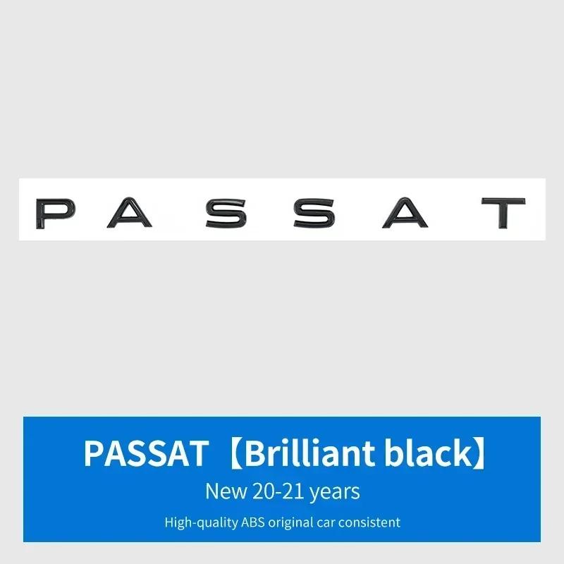 Bxfzp9 1Pcs ABS Car Logo Letter Sticker Rear Tail Door Trunk Sticker Rear Emblem Sticker FOR VW Passat 2016-2021 Accessories Styling