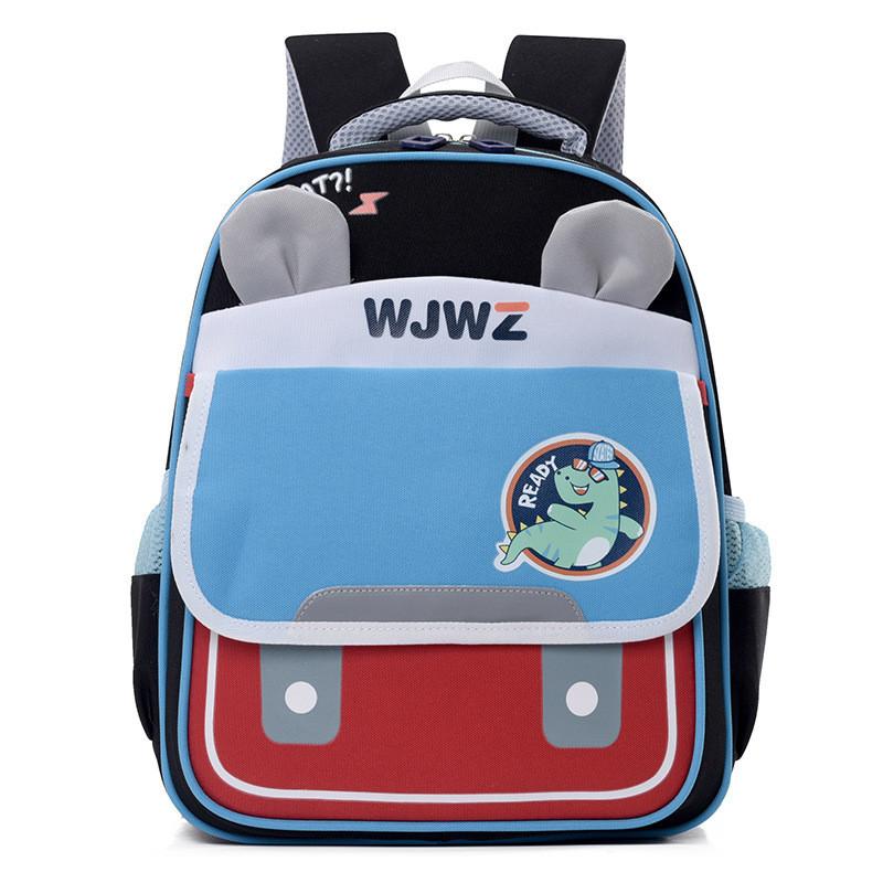 Cute Cartoon Nylon Kids Backpack For Boys And Girls With Large Capacity And Lightweight Design