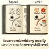 Sewing Books For Beginners Creative Embroidery Stitches Book Adults Basic Hand Embroidery Stitches Step-By-Step Tutorials
