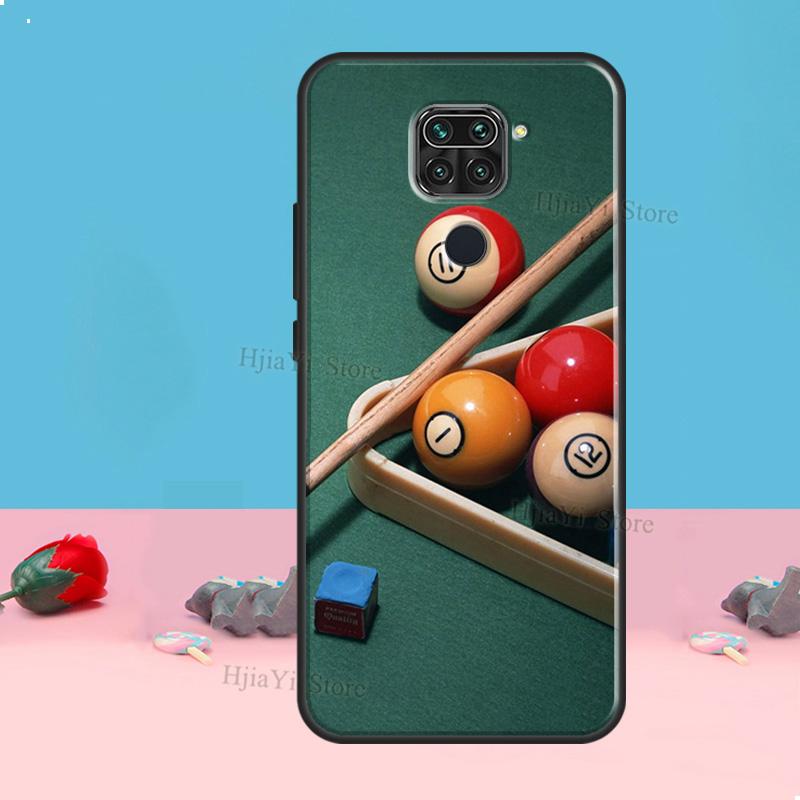 Sports Billiards Case For Redmi Note 8 9 10 11 12 Pro Plus 10S 11S 12S Cover For Redmi 9C 10A 10C 12C Coque