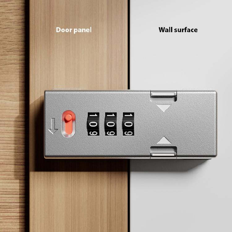 High Security Cabinet Lock Keyless Door Bolt Security Drawer Lock Adjustable Password Mechanism Easy to Install