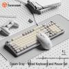 G98 Stummes mechanisch-anfühlendes Desktop-Tastatur- und Maussset für Büro und Zuhause