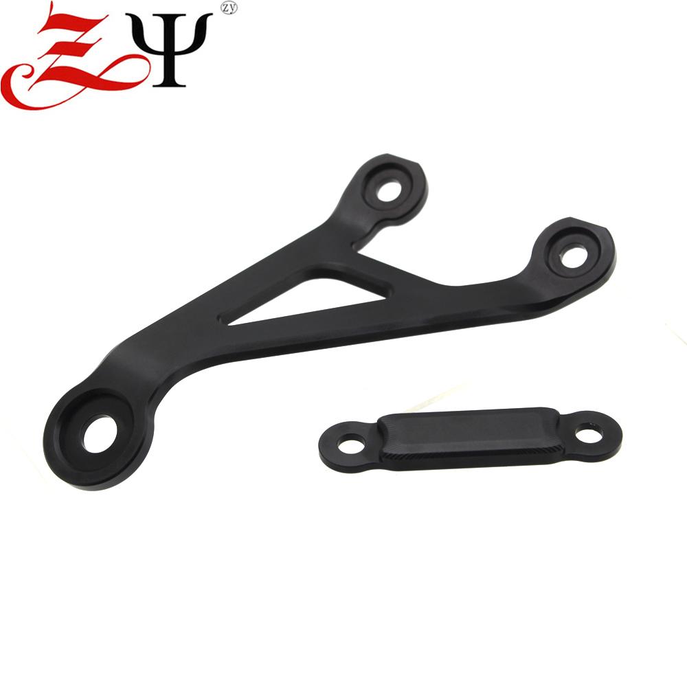 For Kawasaki Z 900 Z900 2017 2018 2019 2023 2024- Motorcycle CNC Aluminum Exhaust Holder Hanger Exhaust Bracket Mount Holder