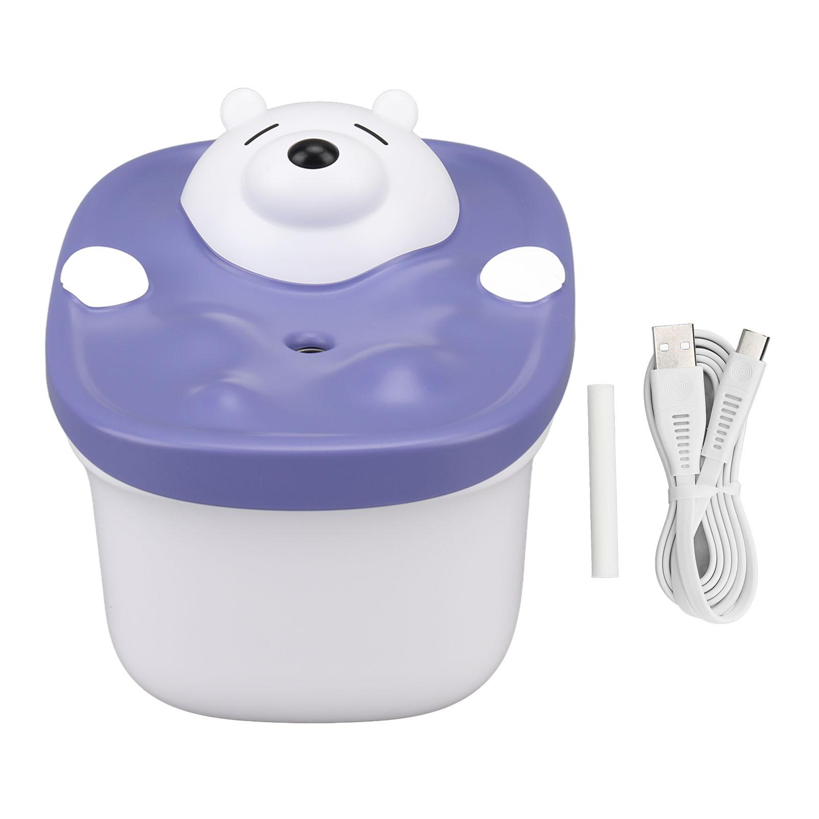 450ml   Desktop Humidifier Bubble Bear Shape USB Charging Moisturizing Humidifier