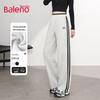 Baleno Women's Patchwork Drawstring Wide-Leg Pants