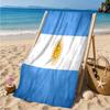 Argentinien Flagge Design Strandtuch Mikrofaser Strandtuch, Leicht und Schnelltrocknend, für Sommerreisen, Schwimmbad-Fan Geburtstagsgeschenk