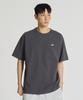 Nyuballanseu Nbneg31663 / Uni Sunny Rainy Lettering Short Sleeve T-Shirt (Charcoal)