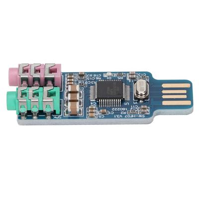 כרטיס קול USB ללא דרייבר CM108 מתאם שמע חיצוני למחשב נייד
